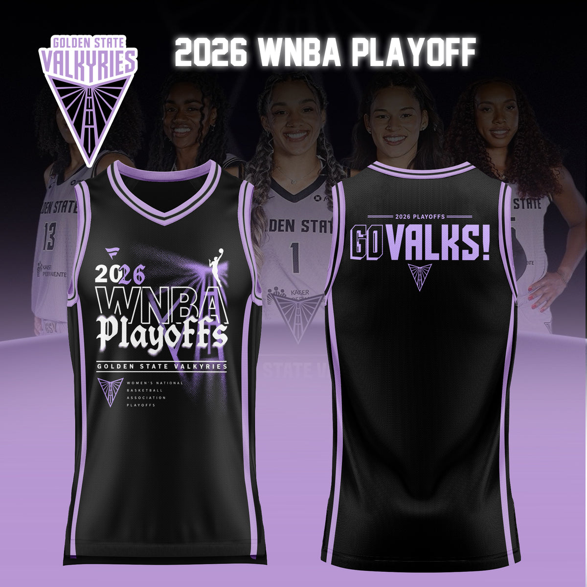 Valkyries 2026 WNBA Playoff Jersey Limited Edition