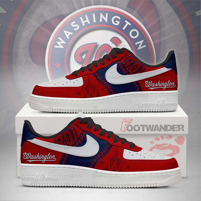 Washington Nationals MLB AF1 Low Top Shoes | MZ93