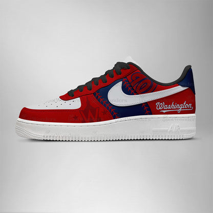 Washington Nationals MLB AF1 Low Top Shoes | MZ93