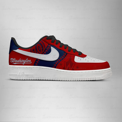 Washington Nationals MLB AF1 Low Top Shoes | MZ93