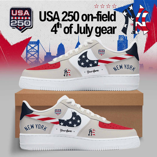 NEW YORK YANKEES JUDGE x USA 250 ON-FIELD - 4TH OF JULY SNEAKER COLLECTION