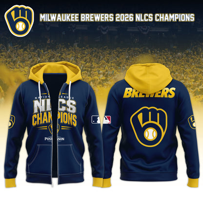 Milwaukee Brewers 2026 National League Champions ZipHoodie Limited Edition 03