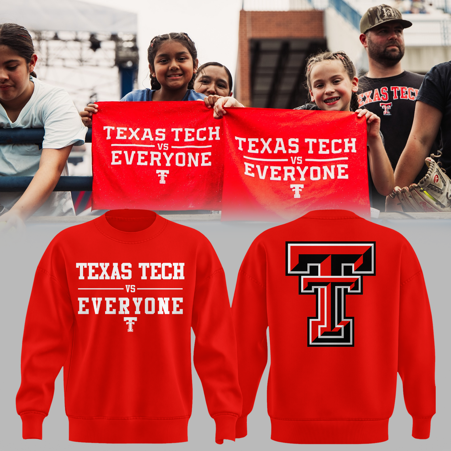 Texas Tech Special "Texas Tech Vs Everyone" Limited Edition Sweatshirt | LL19