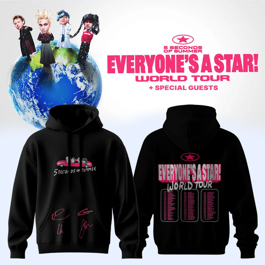 5SOS EVERYONE'S A STAR! World Tour Hoodie | KQ75
