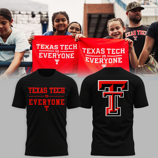 Texas Tech Special "Texas Tech Vs Everyone" Limited Edition T-Shirt | OR54