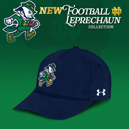 Notre Dame Fighting Irish Football Leprechaun Limited Editions Hoodie - Navy