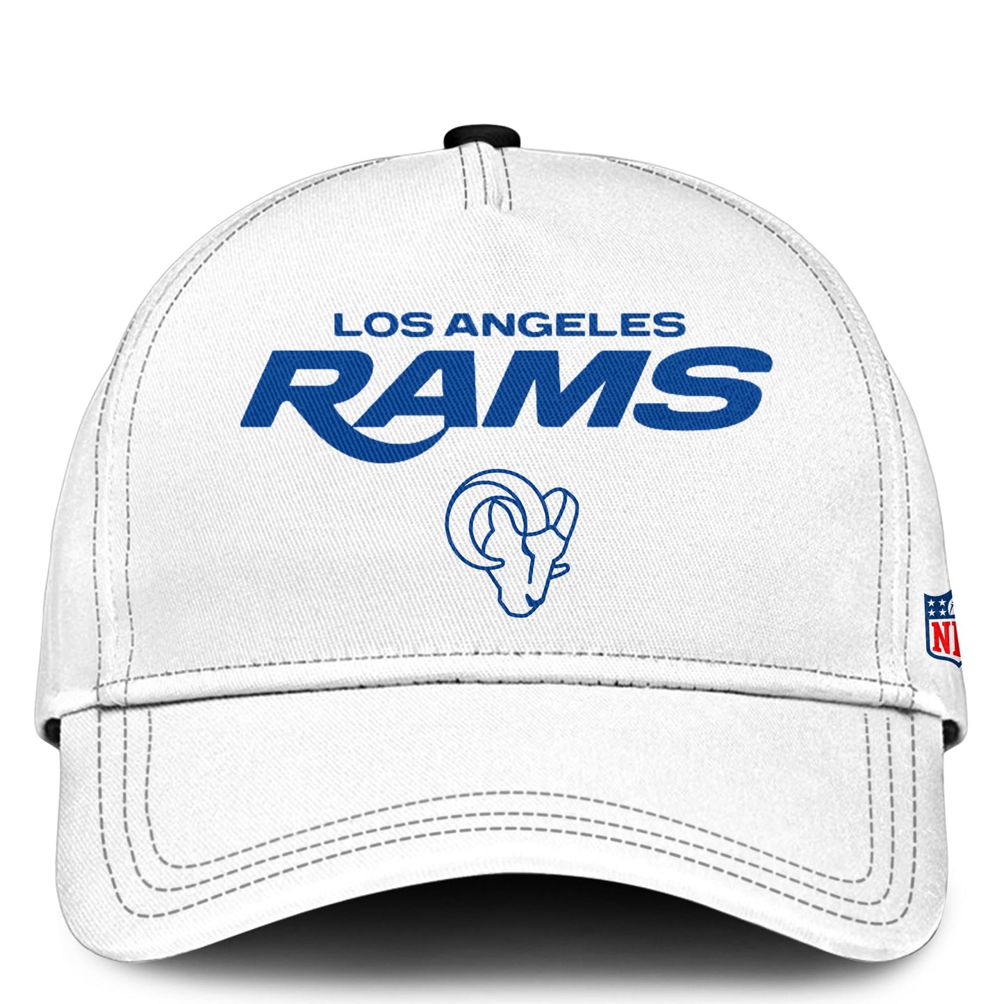 LAR Rams Classic Sol White Tee | AN11