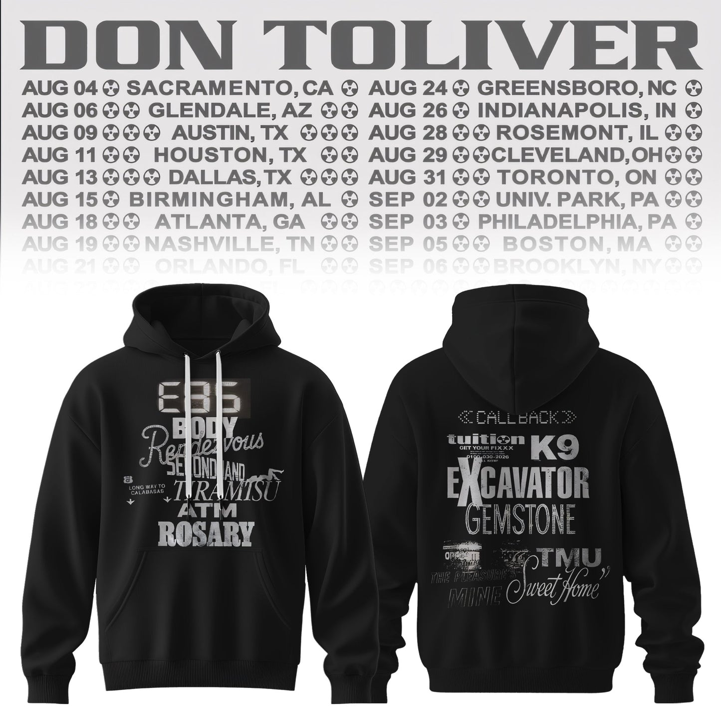 Don Toliver "NITROUS" Hoodie Collection - Concert Apparel