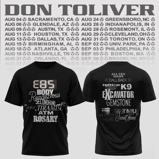 Don Toliver "NITROUS" T-Shirt Collection - Fan Merchandise