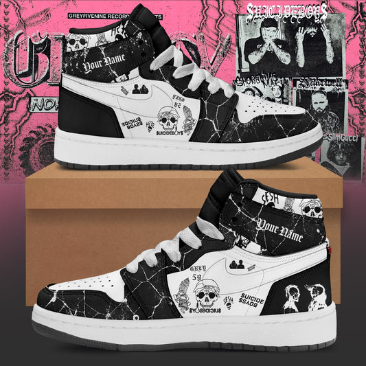 "G59" - SuicideBoyS Customize Sneakers, Grey Day Tour 2026 Merch Limited | HM58