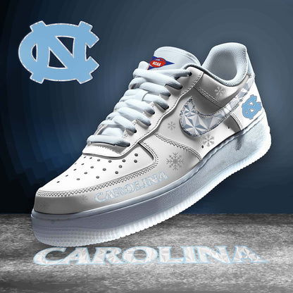 North Carolina Tar Heels College AF1 Low Top Customize Sneaker - Gift For Christmas | CY57