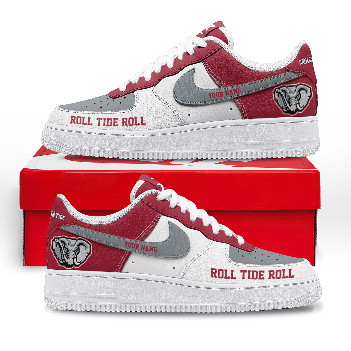 Alabama Crimson Tide | Premium AF1 Shoes Limited Edition