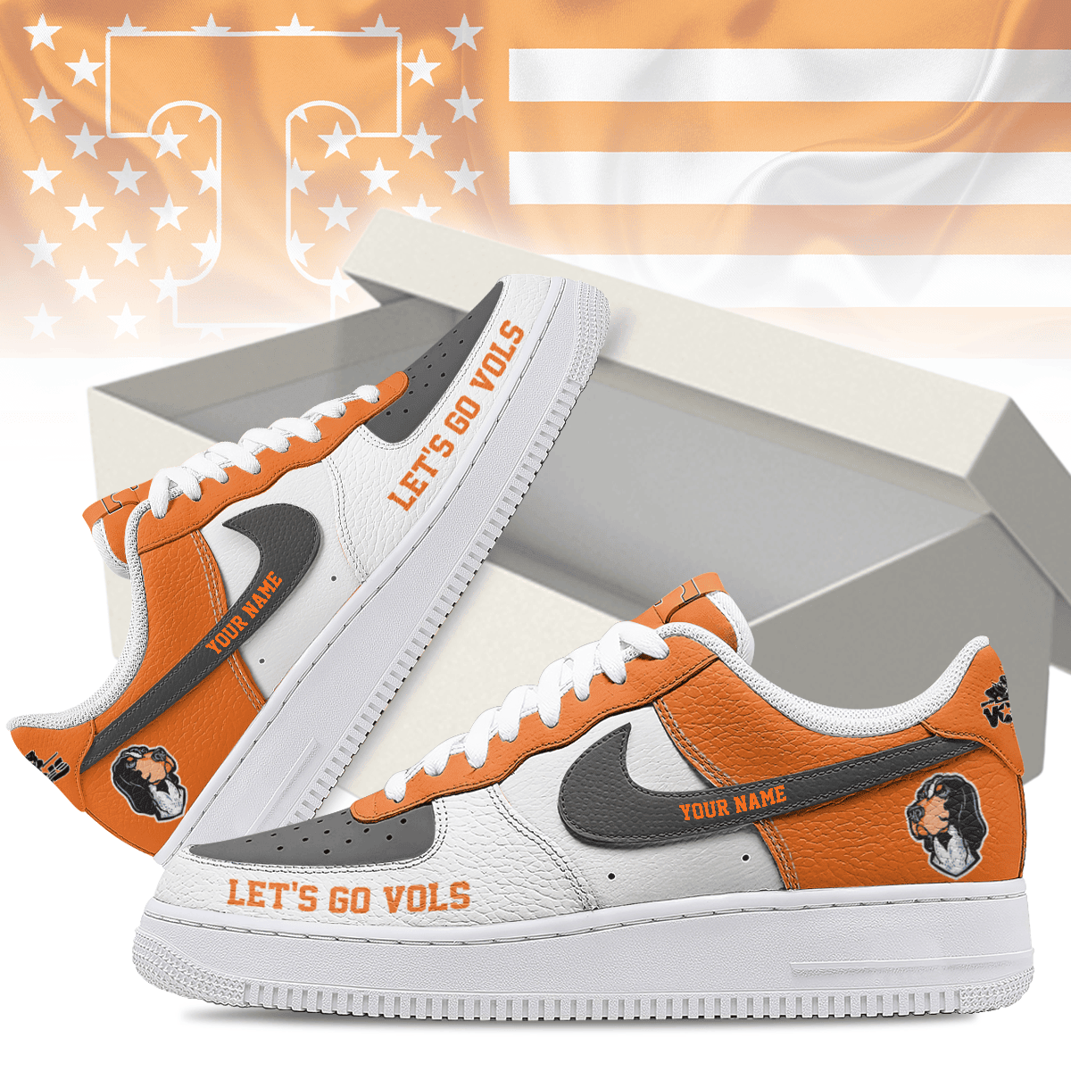 Tennessee Volunteers | Premium AF1 Shoes Limited Edition