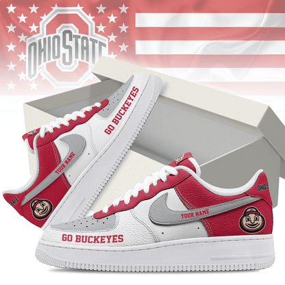 Ohio State Buckeyes | Premium AF1 Shoes Limited Edition
