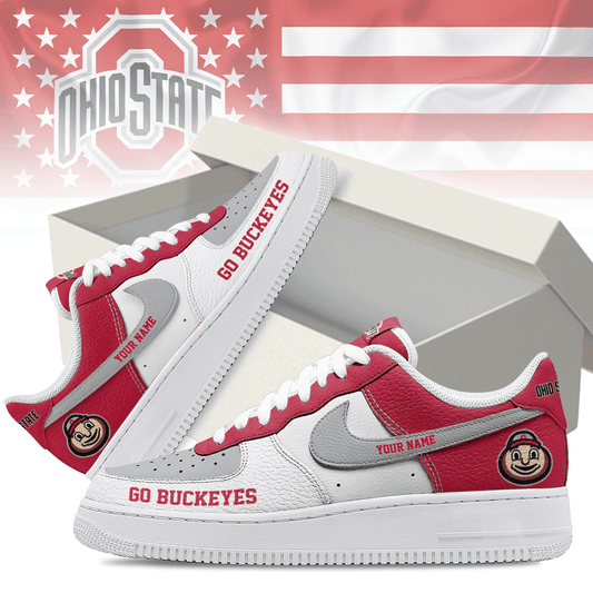 Ohio State Buckeyes | Premium AF1 Shoes Limited Edition