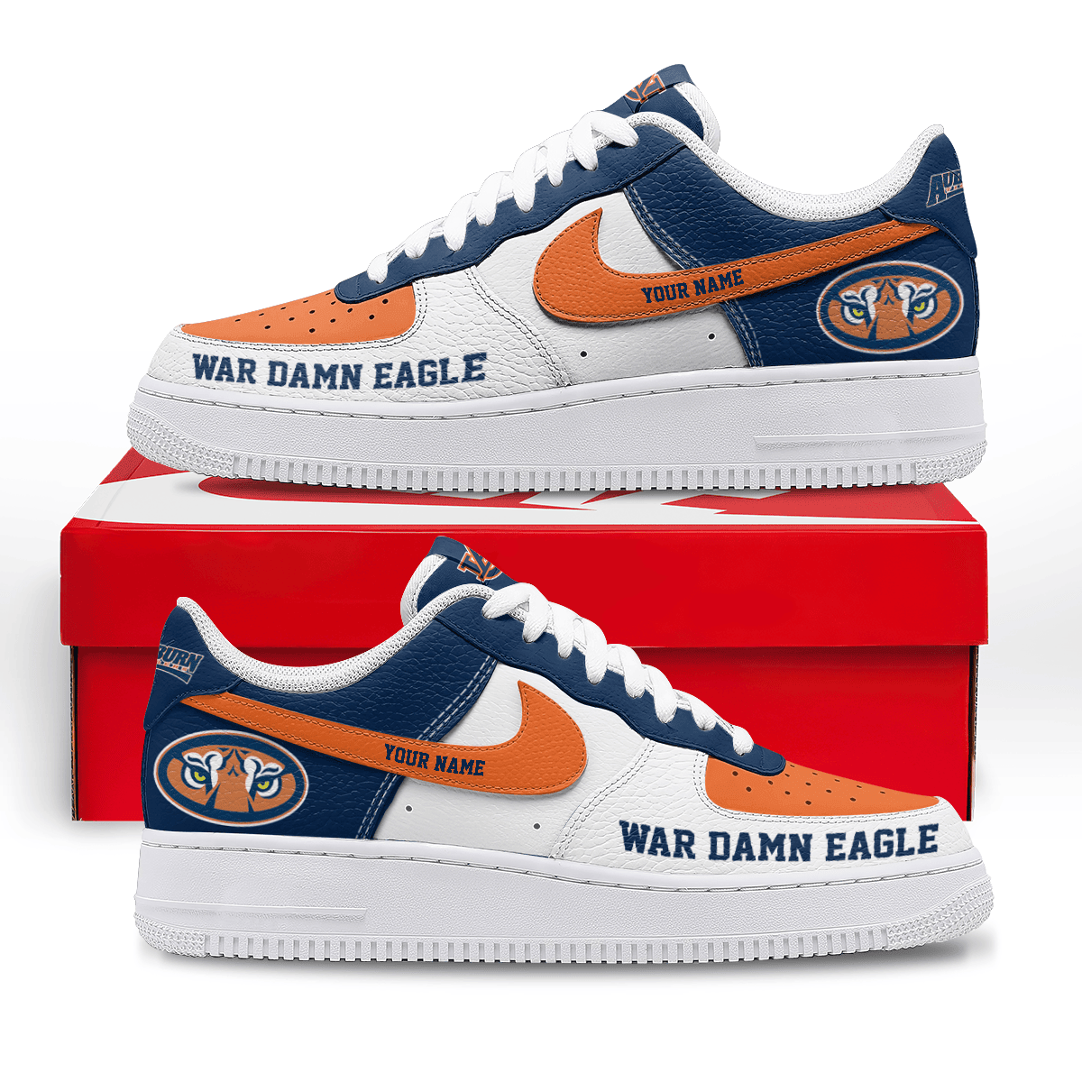Auburn Tigers | Premium AF1 Shoes Limited Edition