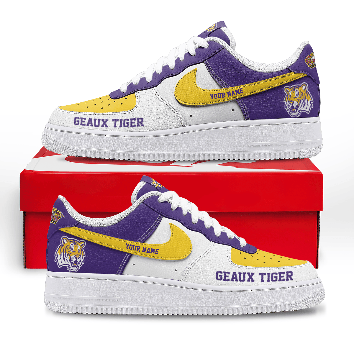 LSU Tigers | Premium AF1 Shoes Limited Edition