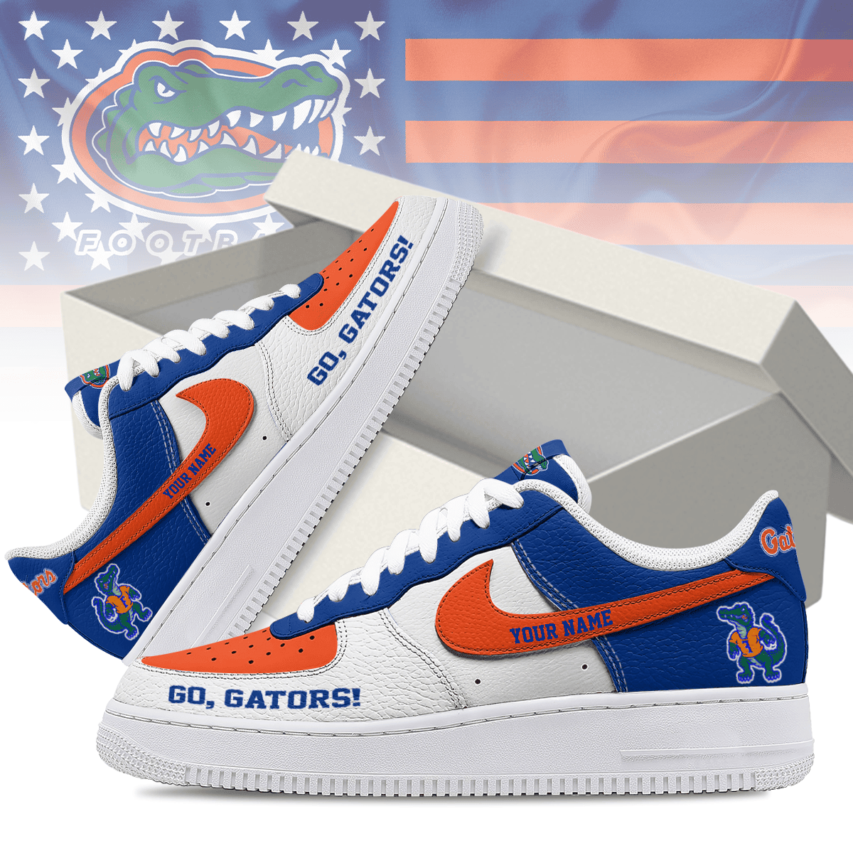 Florida Gators | Premium AF1 Shoes Limited Edition