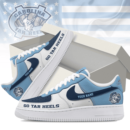 North Carolina Tar Heels | Premium AF1 Shoes Limited Edition