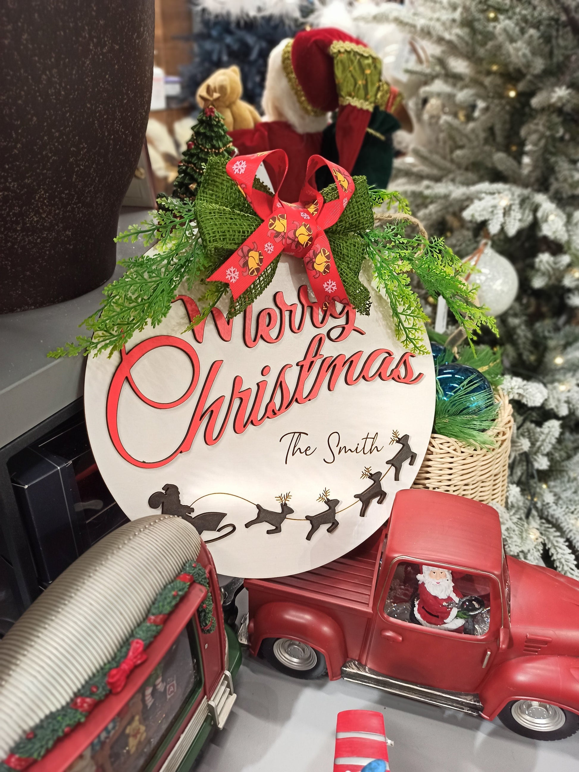 Christmas door decor, Christmas sign, Christmas wreath, Christmas hanger, Christmas decoration, Merry christmas sign, Door sign