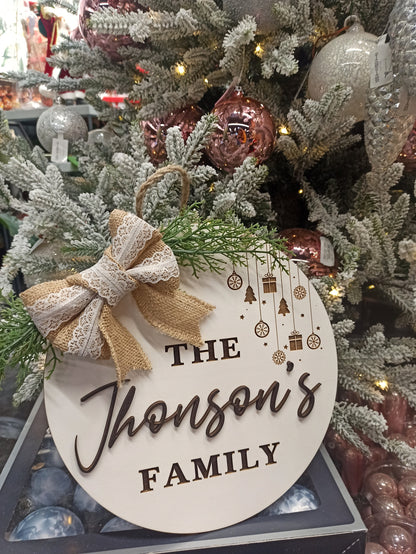 Christmas door decor, Christmas sign, Christmas wreath, Christmas hanger, Christmas decoration, Merry christmas sign, Door sign