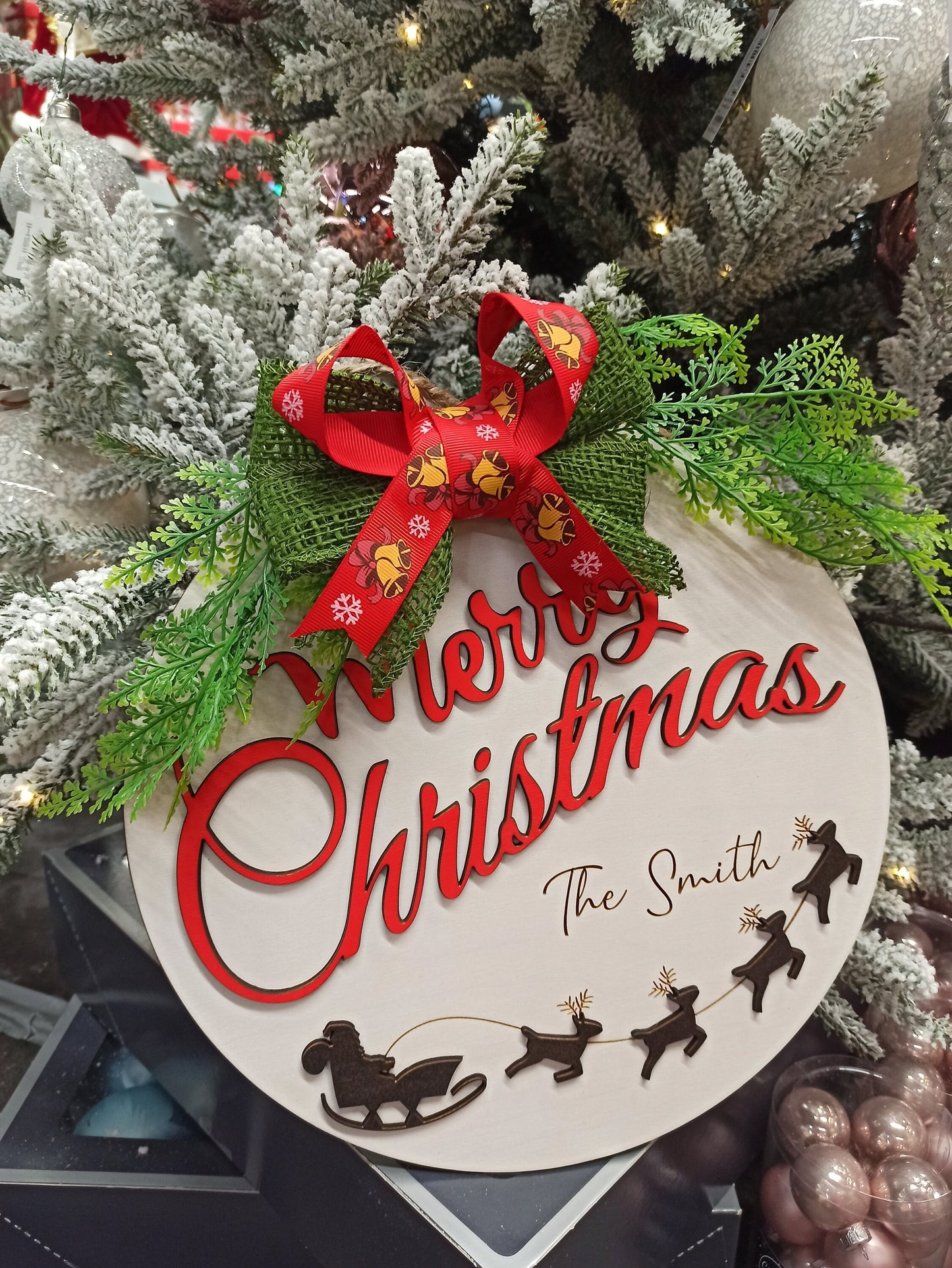 Christmas door decor, Christmas sign, Christmas wreath, Christmas hanger, Christmas decoration, Merry christmas sign, Door sign