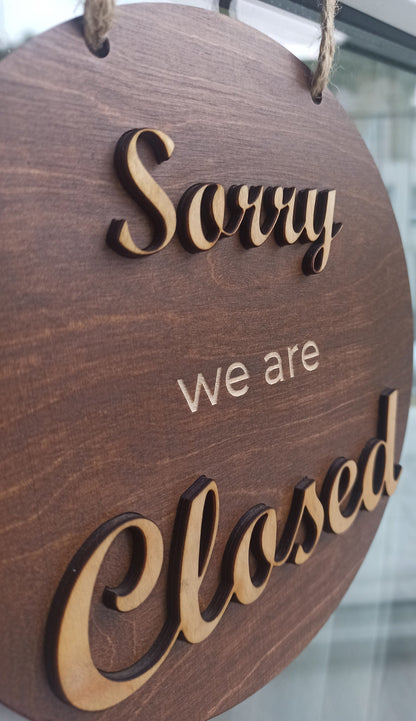 Open closed business sign, Boutique | Shop | Store sign, Closed sign, Custom business sign, Hanging open sign for door, Sign for business