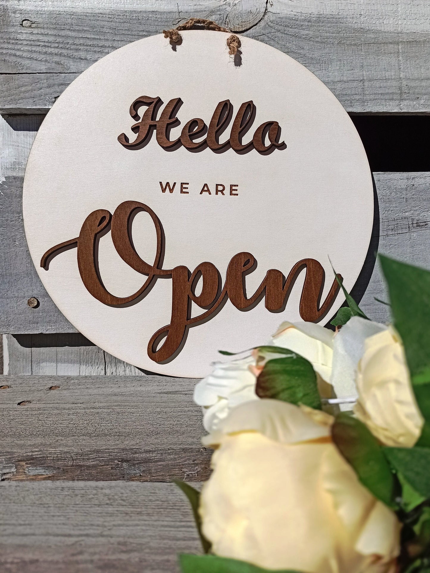 Open closed sign for business, Boutique| Shop|  Store| Salon sign, Custom business sign, Personalized sign, Hanging open sign, Sign for door