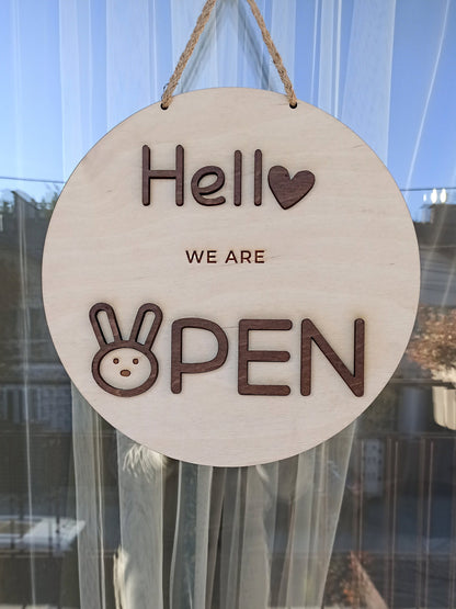 Open closed business sign, Shop | Store | Salon sign, Custom sign for business, Closed sign, Hanging open sign, Open sign for door