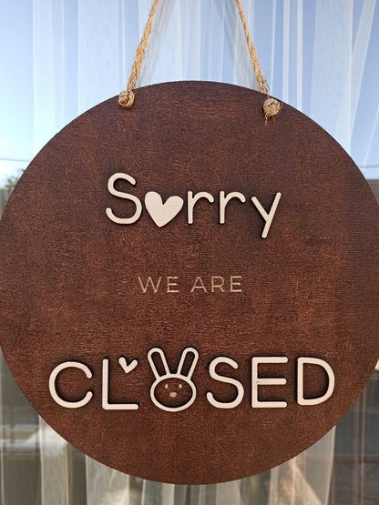 Open closed business sign, Shop | Store | Salon sign, Custom sign for business, Closed sign, Hanging open sign, Open sign for door