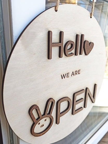 Open closed business sign, Shop | Store | Salon sign, Custom sign for business, Closed sign, Hanging open sign, Open sign for door