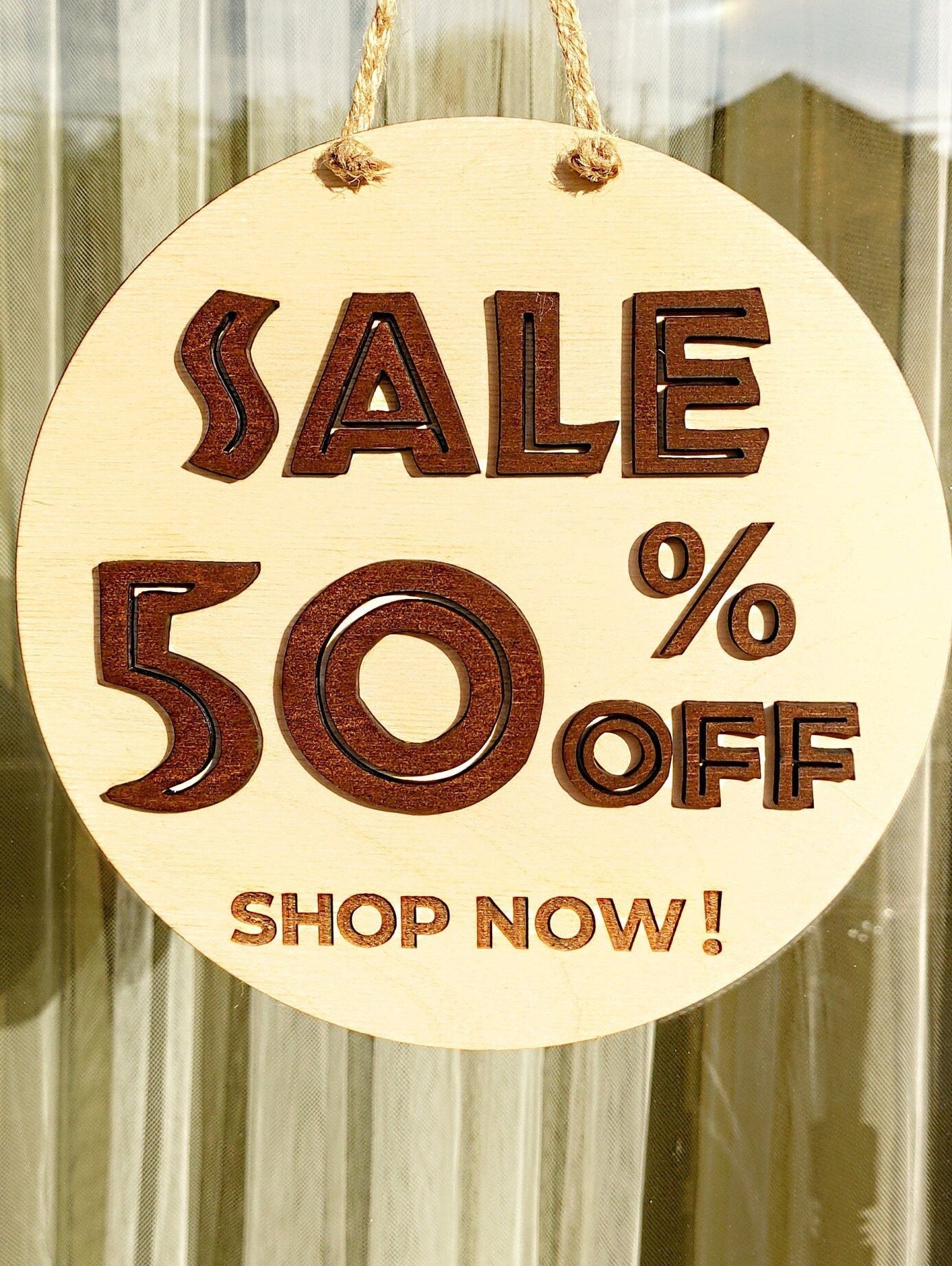 For sale business sign, Custom wooden sign, Personalized sign, Hanging open sign, Open sign for door, Small business sale sign, On sale sign