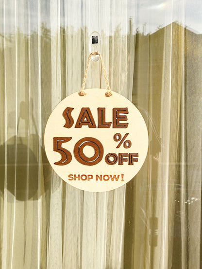 For sale business sign, Custom wooden sign, Personalized sign, Hanging open sign, Open sign for door, Small business sale sign, On sale sign