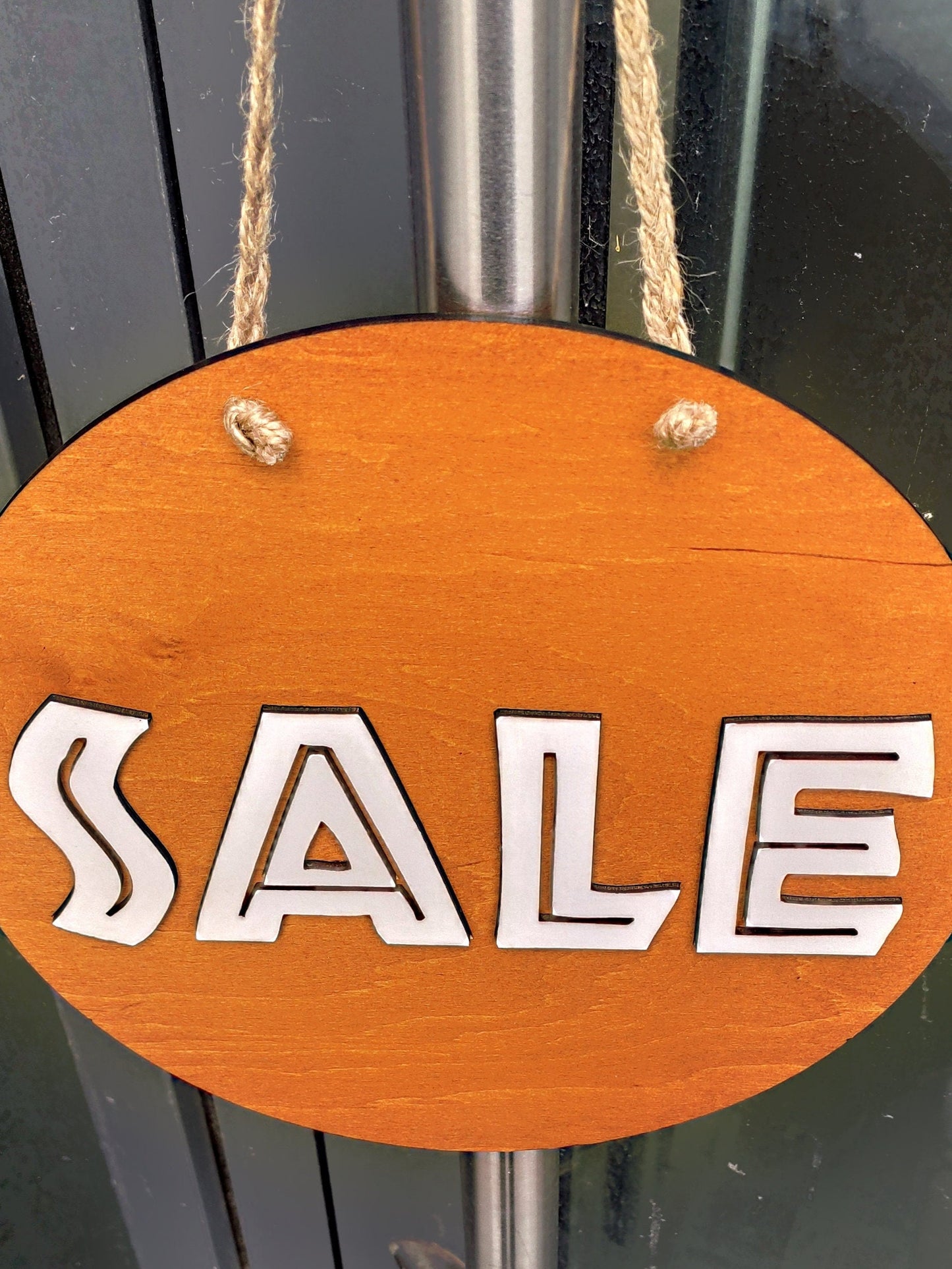 For sale business sign, Store sign, Hanging open sign, On sale sign, Shop sign, Fabric on sale sign, Custom wooden sign