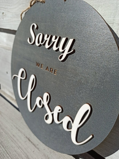 Open closed sign for business, Boutique| Shop|  Store| Salon sign, Custom business sign, Personalized sign, Hanging open sign, Sign for door