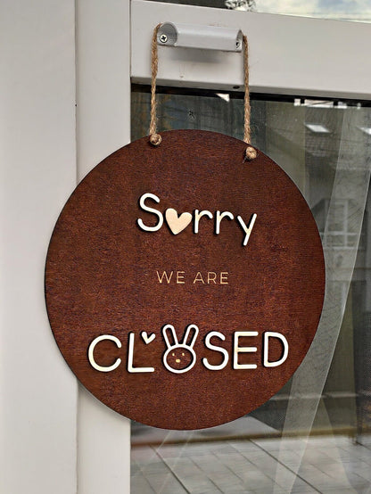 Open closed business sign, Shop | Store | Salon sign, Custom sign for business, Closed sign, Hanging open sign, Open sign for door