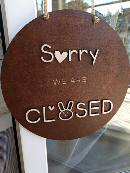 Open closed business sign, Shop | Store | Salon sign, Custom sign for business, Closed sign, Hanging open sign, Open sign for door