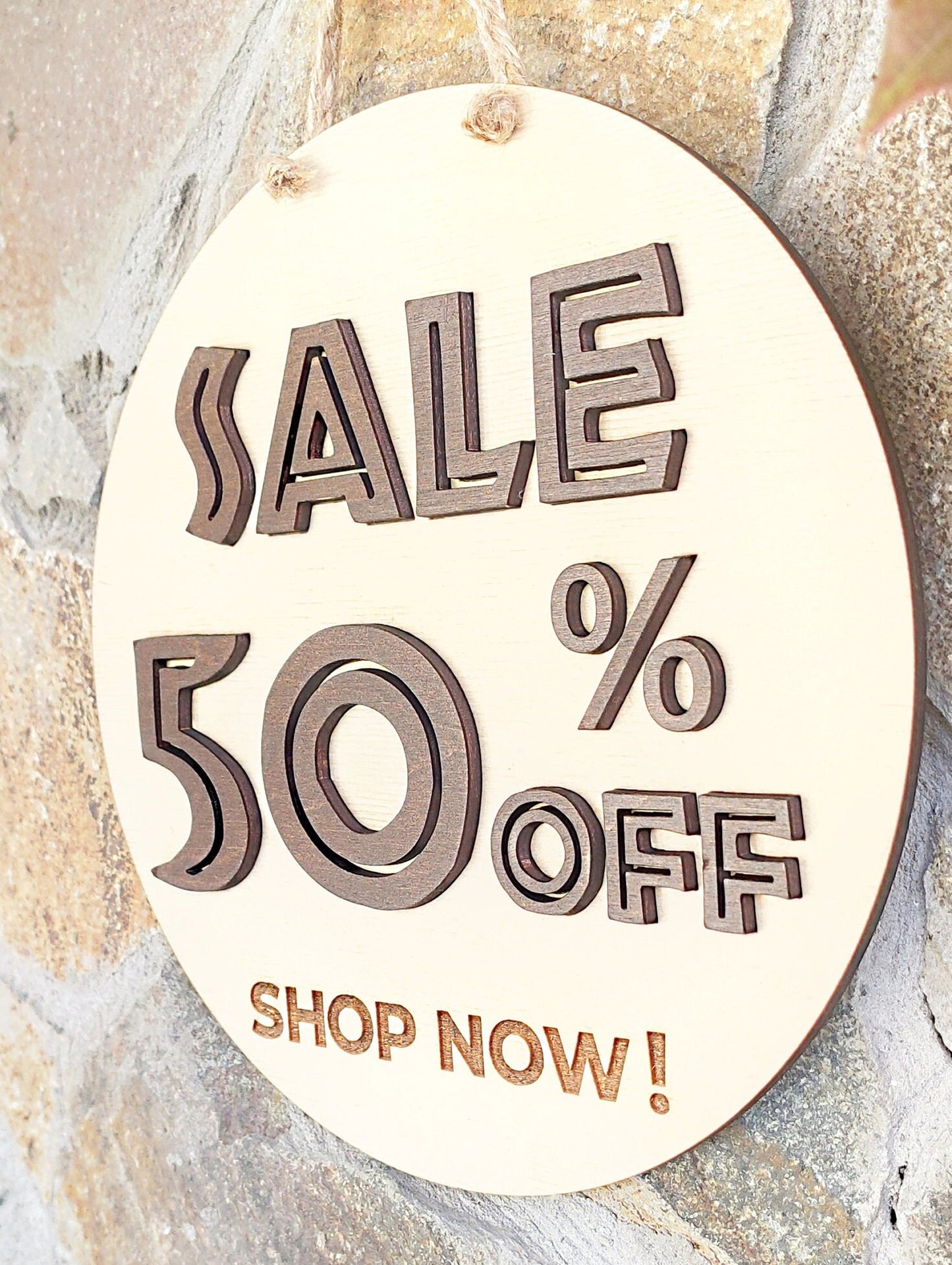 For sale business sign, Custom wooden sign, Personalized sign, Hanging open sign, Open sign for door, Small business sale sign, On sale sign