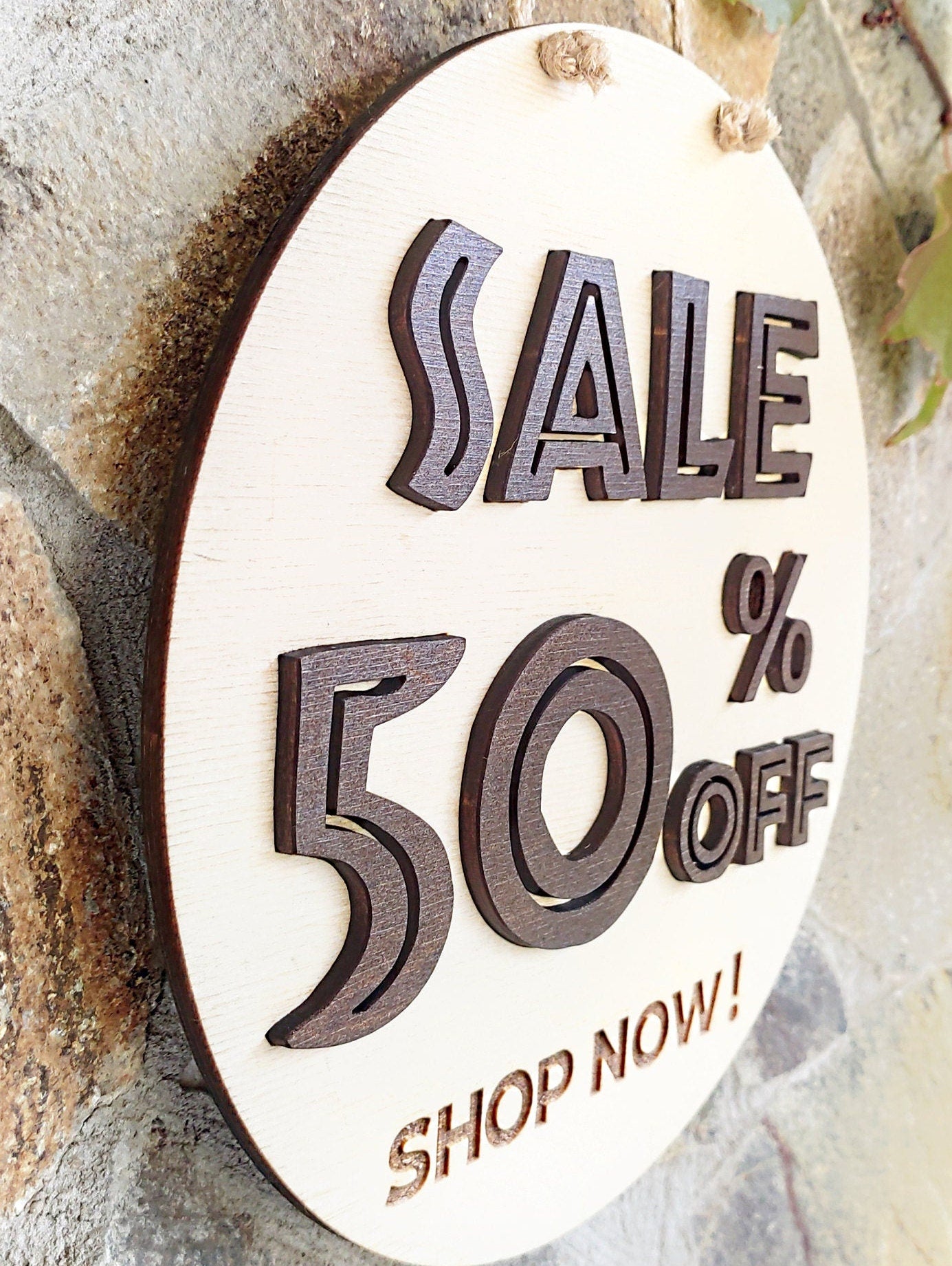 For sale business sign, Custom wooden sign, Personalized sign, Hanging open sign, Open sign for door, Small business sale sign, On sale sign