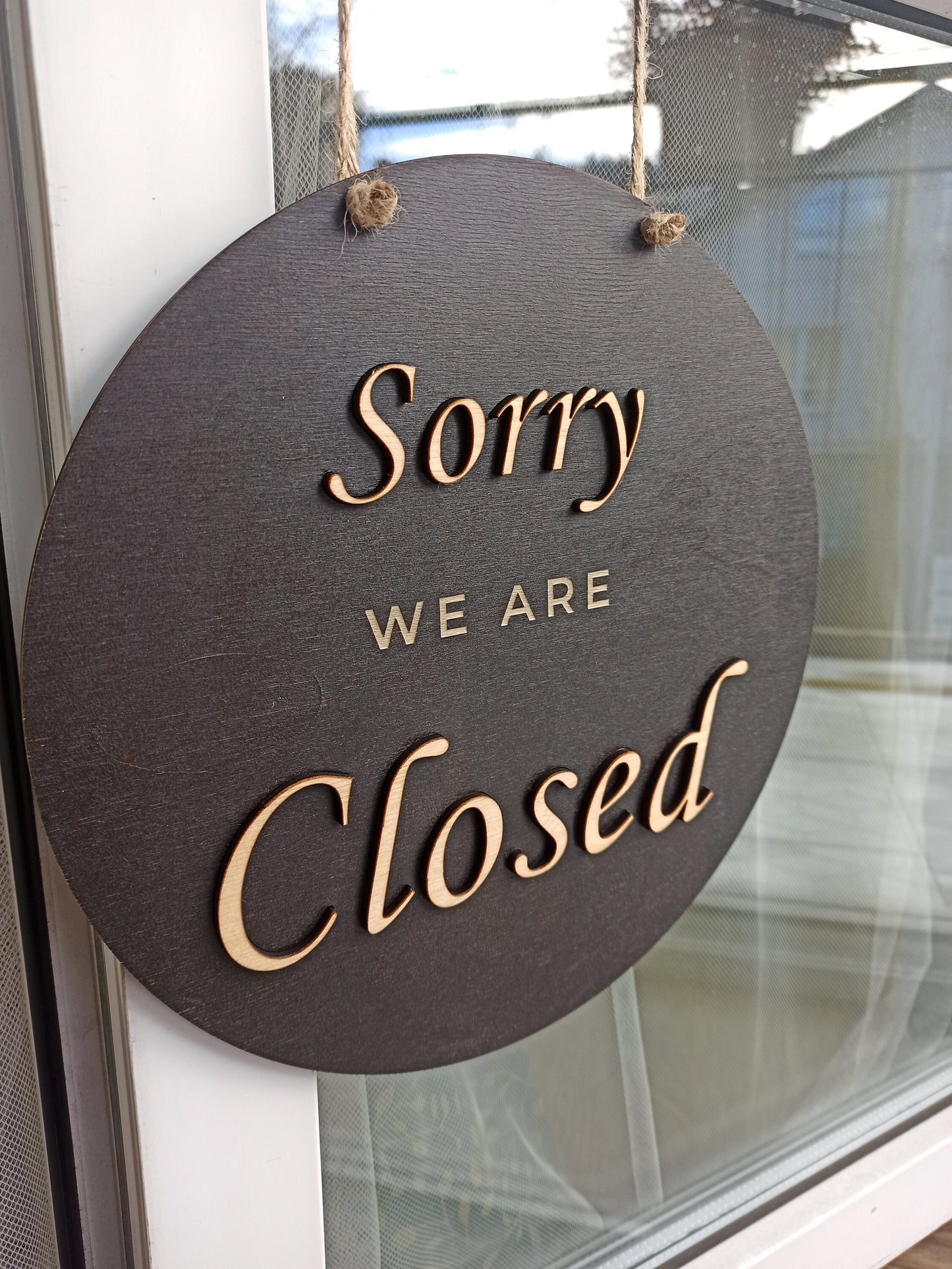 Open closed business sign, Boutique sign, Closed shop sign, Business sign, Salon sign for door, Hanging open sign, Wooden personalized sign