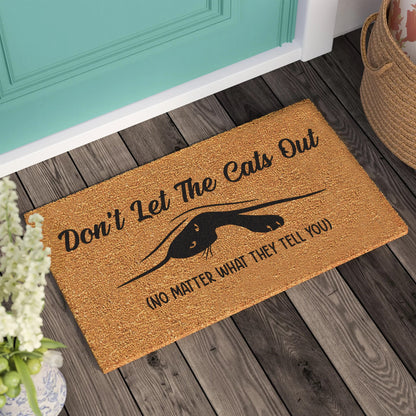 Cat Doormat | Christmas Gift | Housewarming Gift | Welcome Door Mat | Personalized Custom Doormat | Wedding Gift | Personalized Gift