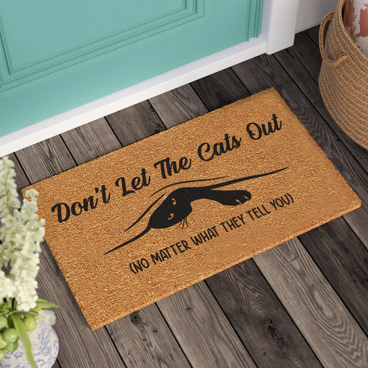 Cat Doormat | Christmas Gift | Housewarming Gift | Welcome Door Mat | Personalized Custom Doormat | Wedding Gift | Personalized Gift