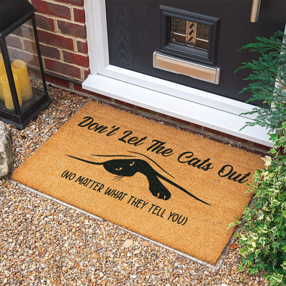 Cat Doormat | Christmas Gift | Housewarming Gift | Welcome Door Mat | Personalized Custom Doormat | Wedding Gift | Personalized Gift