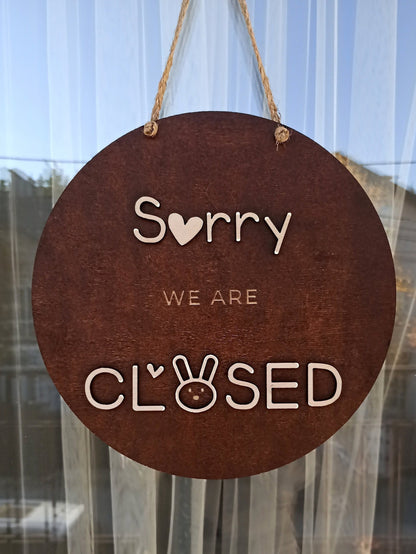 Open closed business sign, Shop | Store | Salon sign, Custom sign for business, Closed sign, Hanging open sign, Open sign for door