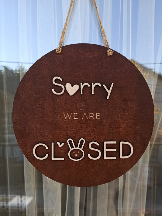 Open closed business sign, Shop | Store | Salon sign, Custom sign for business, Closed sign, Hanging open sign, Open sign for door