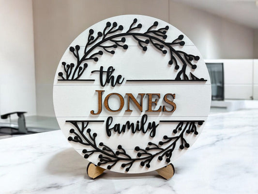 Rustic Last Name Sign, Shiplap Wall Decor, Family standing sign, Gift, Family Name Sign, Farmhouse Style Sign, Personalized Gift For Her