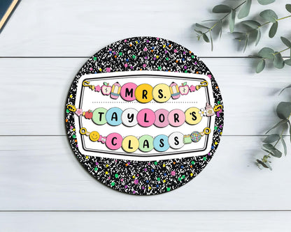 Personalized Teacher Door Sign: Custom Classroom Decor