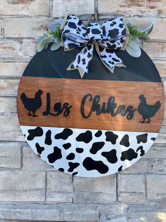 Chicken front door sign|Chickas door sign|Chicken door sign|Chicken coop sign|Chicken owner sign|Chicken front door decor|Chicken home decor