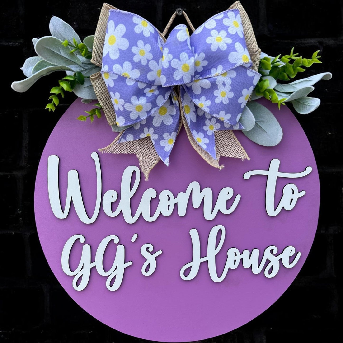 Grandparent home sign|Grandparent assisted living sign|Grandparent retirement home sign|Door sign for assisted living|Assisted living sign