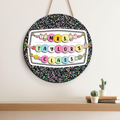 Personalized Teacher Door Sign: Custom Classroom Decor